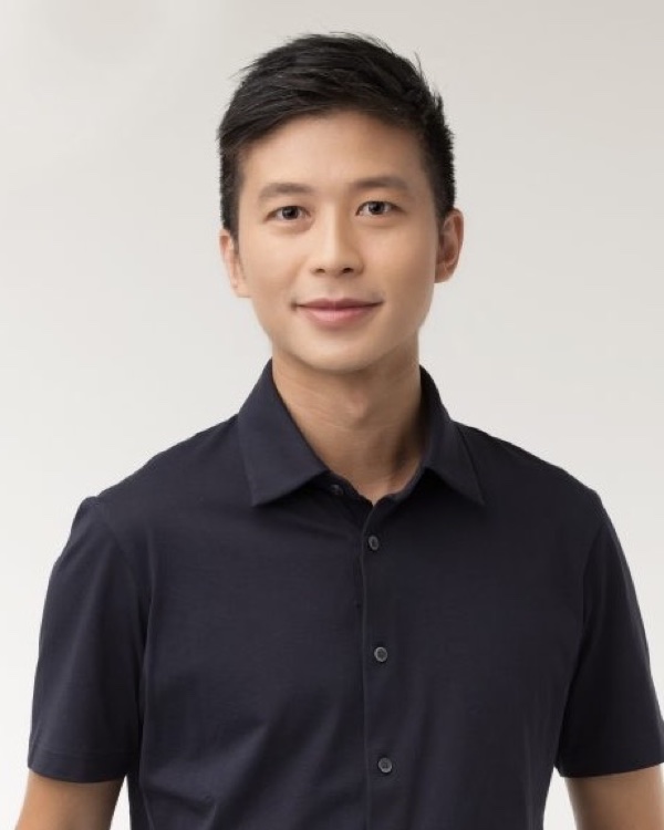Vincent, Co-Founder and CEO, in a dark button-up shirt